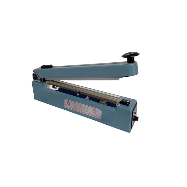 8" KF-Series Hand Sealer w/ 5mm Seal Width w/ Sliding Cutter
